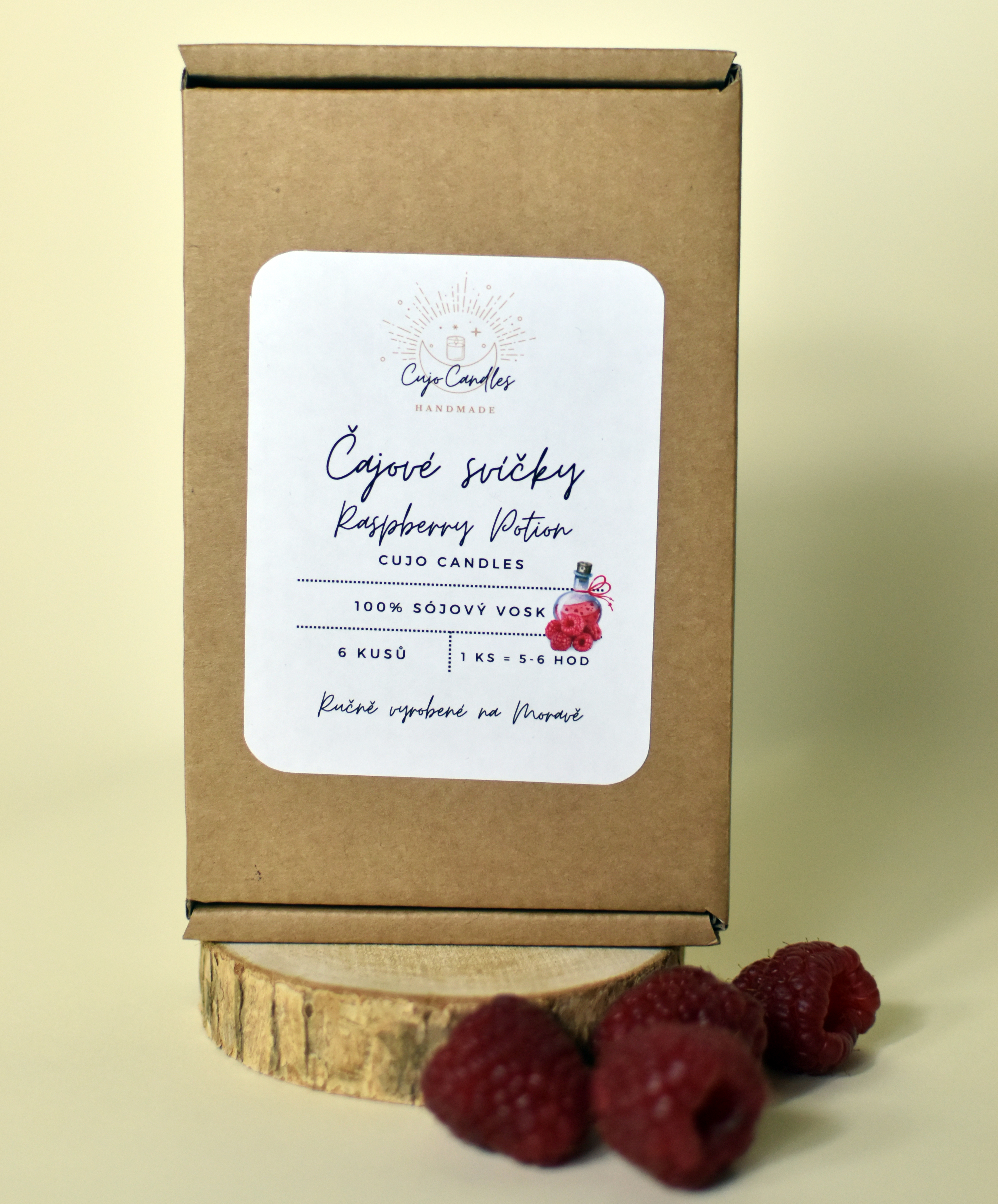 Čajové svíčky Raspberry Potion